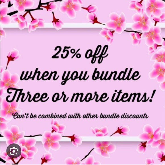 25% OFF BUNDLES OF 3 - Picture 1 of 1